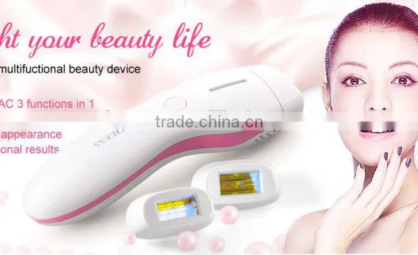Ipl hair removal multi-function machine 3 functions in 1 permanent hair removal machine for skin rejuvention