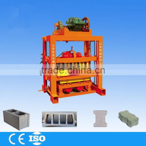 QTJ4-40 Small Concrete Hollow Block Making Machine,cement Brick,concrete Block Brick Making Machine photo-3