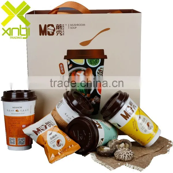 MOSHOW Savory Freeze Dried 10g Bag Packed Spicy Flavour Instant Mushroom Soup photo-6