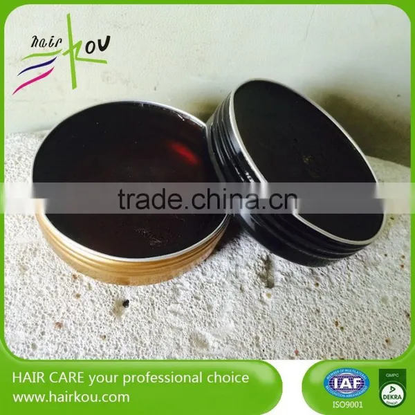 Gloss Finish Firm Hold Styling Mud Edge Controll Pomade Gel Wax for Nature Hair photo-6