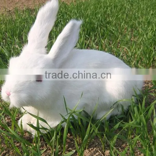Easter Bunny Furry Animal Cheap Plastic Farm Animal Toy photo-2