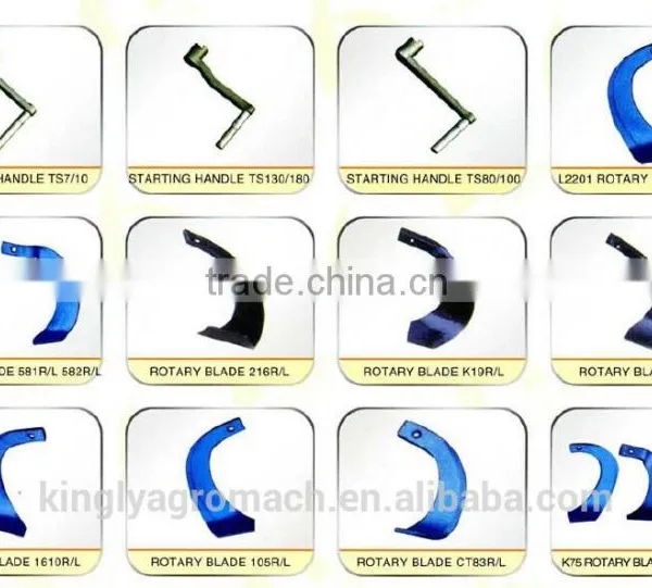 2016 Hot Sale Good Quality Tillage Tools Boron Steel Tiller Blades photo-5
