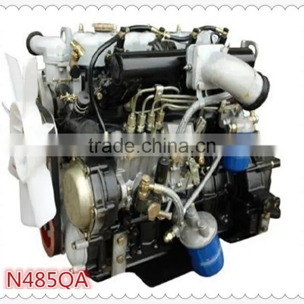 Wet cylinder liner type complete car engine