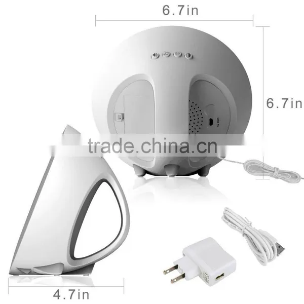 Multifunctional Alarm Clock 7 Colors Atmosphere Lamp 7 Natural Sounds & FM Radio photo-2