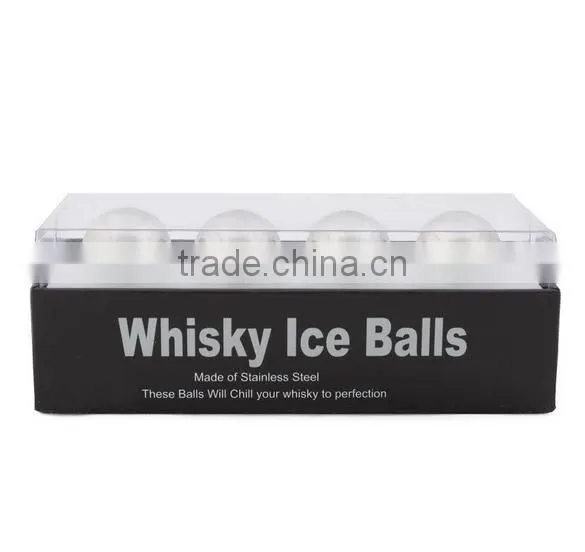 Reusable Stainless Steel Wine Whiskey Drink Chiller Stones Rocks Ice Balls Cubes photo-5