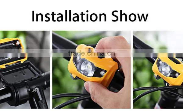 3-LED Bicycle Light Water Resistant Torch With Mount Flash Bike Light Bicycle Accessories For Mountain Bike Road Bike photo-6