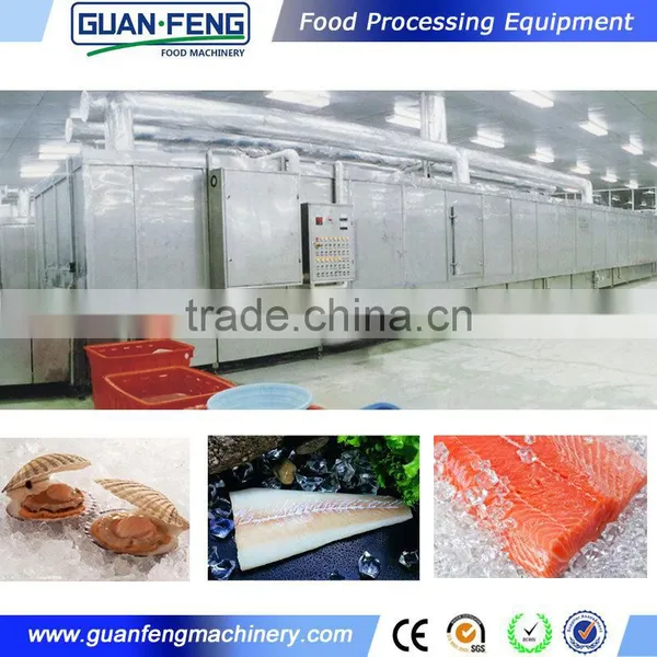 Newest Design High Quality Tunnel Quick Freezing Freezers Food Machinery photo-2