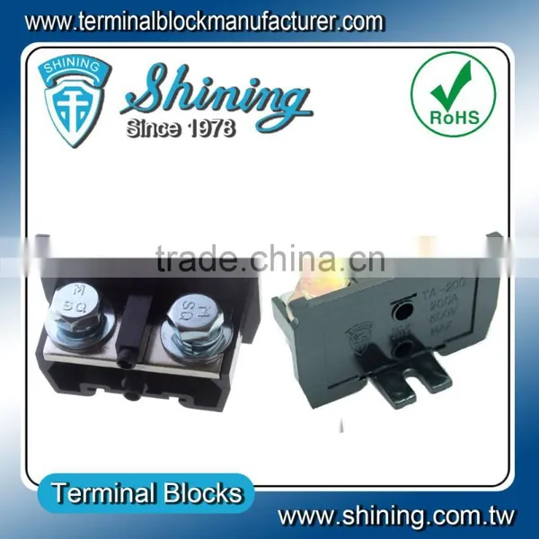 TA-200 35mm Din Rail Mounted 600V 200 Amp Bus Bar Wire Connector photo-3