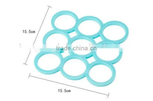 Heat Resistant Silicone Mat Round Shaped Waterproot Place Mat photo-6