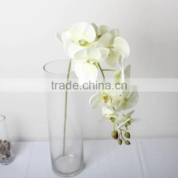 SJ10111099 Artificial China Silk Orchid Single Stem Flower photo-2