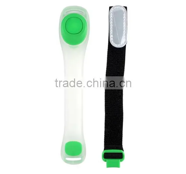 Custom Color Wholesale Personalized TPU Flashing Reflective Led Armband photo-2