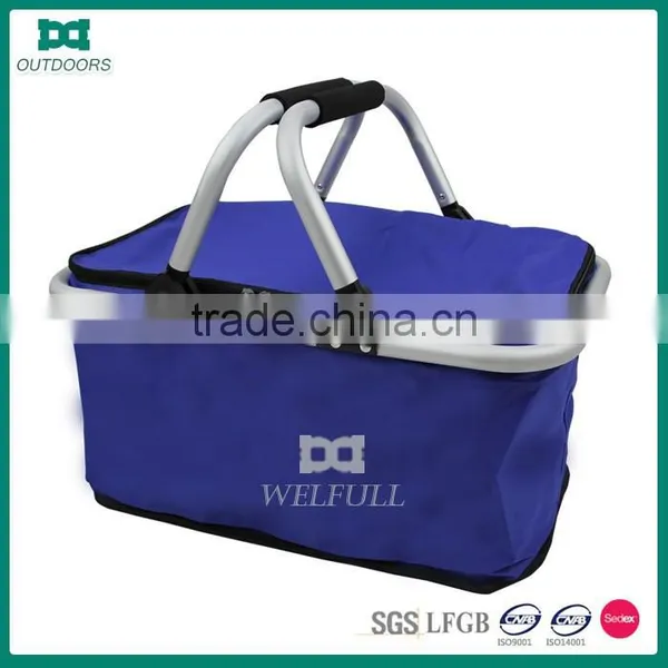 600D Polyester Folding Cooler Picnic Basket photo-2