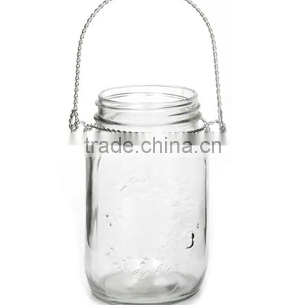 Mason Jar With Wire Handle photo-2