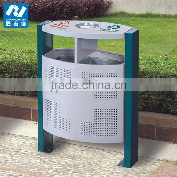 Outdoor Usage and Standing Structure Trash Can photo-2