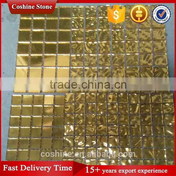 Popular Wall Covering Starbright Glass Gold Mosaic Tile photo-2