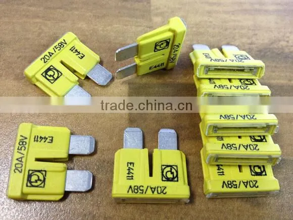 TAC 20A 58V Medium Automotive Fuses Sheet E4411 142.6185.5202 photo-2