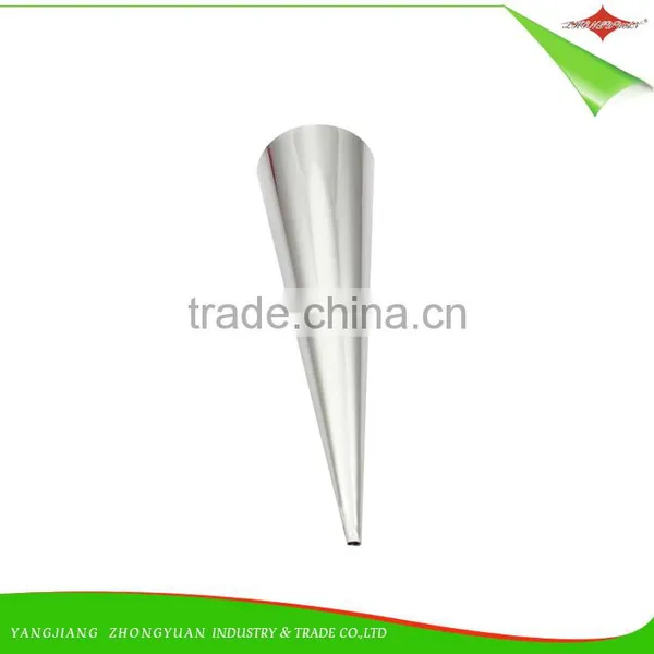 ZY-F1412A 6pcs Stainless Steel Cream Horn Set Cone-shape Small Size Cream Horn Set photo-3