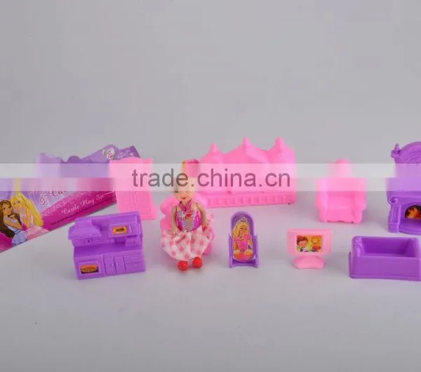 2016 New Fashion Kids Furniture Toy Plastic Castle Play Set photo-2