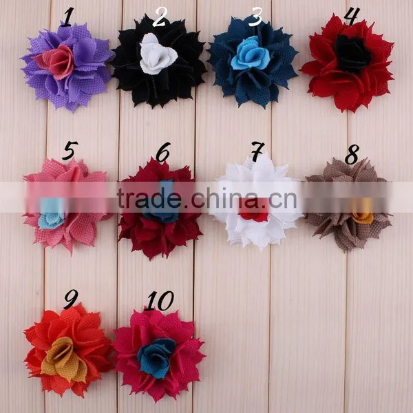 Popular Cute Fabric Flower Clip for Kids Hair Accessories photo-5