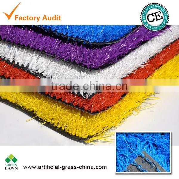 Colorful Artificial Grass for School (red,green,yellow.blue,white) photo-2