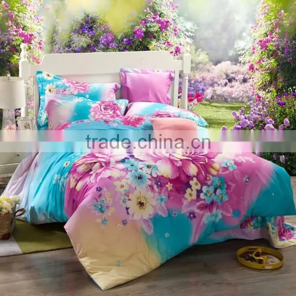 New Products Korea Digital Printed Bed Sheet/ Flat Sheet/bedspreed photo-5