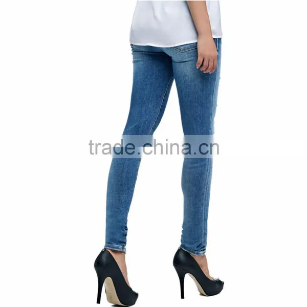 100% Warranty Cotton Girls Super Low Waist Abrasion Woman Sexy Jeans photo-3