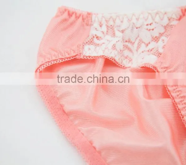 Good Quality Custom 100% Silk Sexy Fancy Woman Underwear photo-5