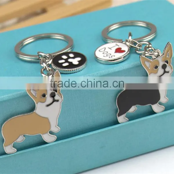 2015 Souvenir Keyring,alloy Sheep Keychains,cartoon Goats Pattern Tag Bag Holders photo-2