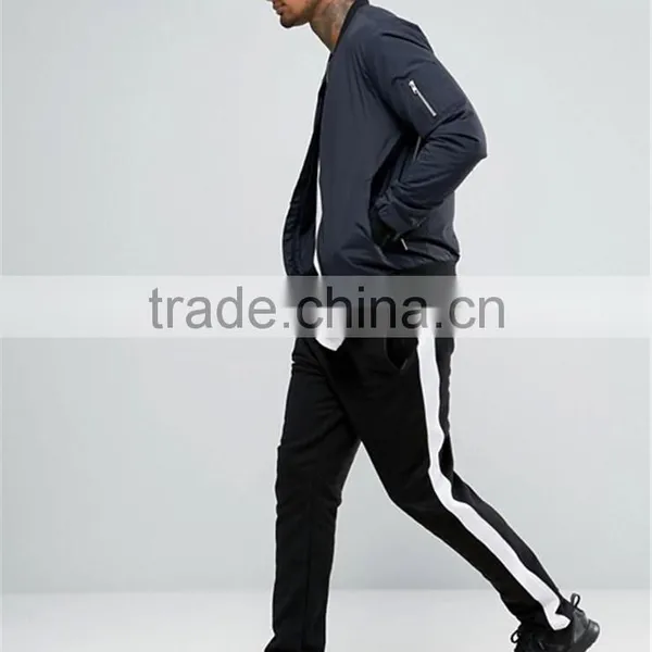 Men Sportswear Apparel Taper Waistband Gym Jogger Pants Wholesale Sweatpants Mens Joggers With Stripe photo-5