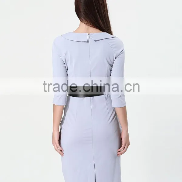 Yihao Trade Assurance New Women Casual Dress Elegant Party Vintage Polka Solid Work Clothing Ladies Office Wear Dresses Dress photo-5