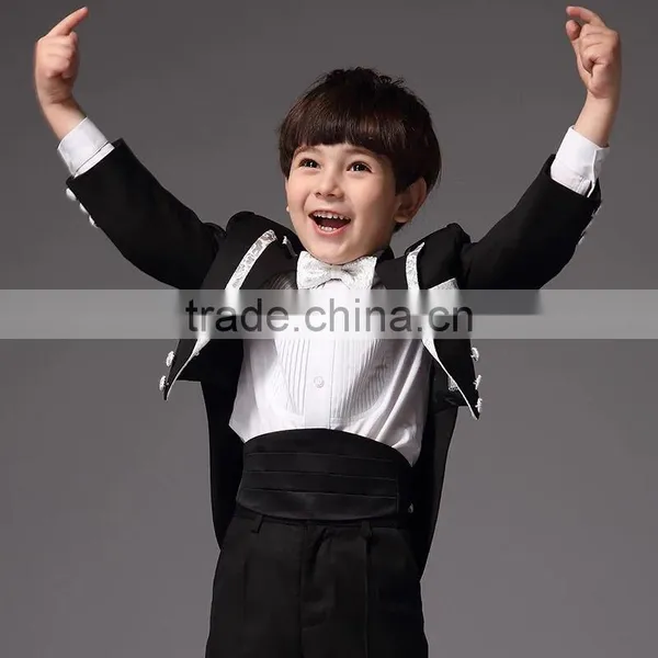 Europe Style Boys Tuxedo For Piano Perfonmance Kids Clothes Set For Host Formal Children Clothing B-NB-CS905-20 photo-3
