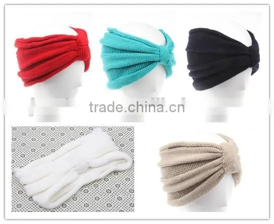 Wholesale Ribbed Knit Headband Winter Ear Warmer photo-3