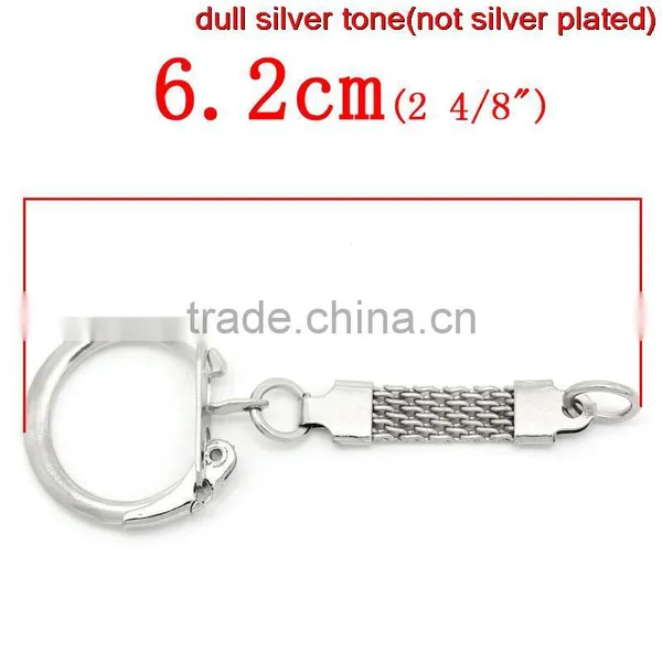 30Pcs/pack New Design Silver Tone Key Chains & Key Rings photo-3
