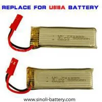 Udi RC Drone U818A Quadcopter Replace Battery 721855 3.7v 500mah