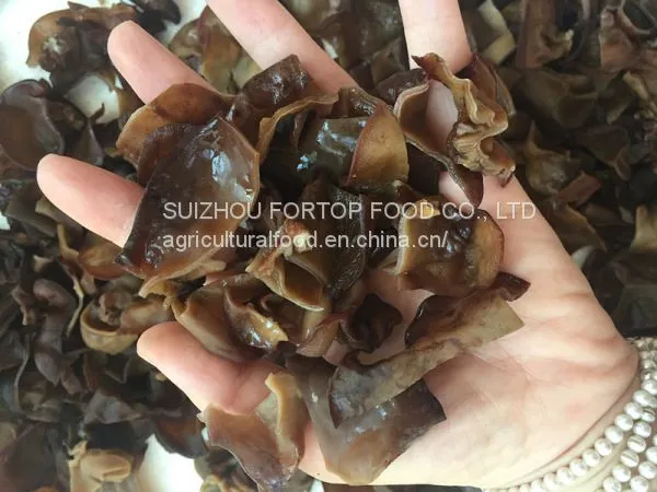 Factory Price Thin Dried White Back Black Wood Ear Fungus Mushroom Cubes (Dices) A Grade photo-3