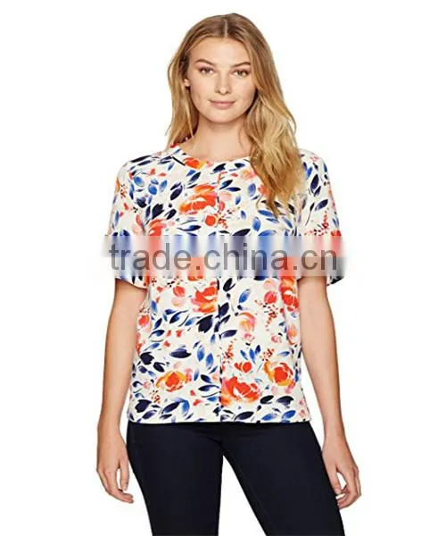 Summer Fashion Women Lady Blouse Tops photo-4