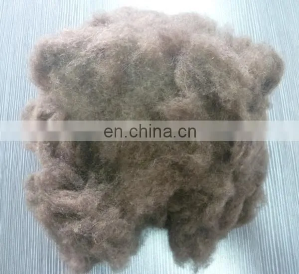 Yak Wool Manufacturer, Dehaired Tibet Yak Wool Brown 19.0mic 26mm photo-4