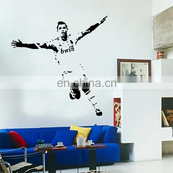 Football Player C Ronaldo Removable Creative Sticker Home Decor photo-4