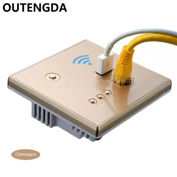 OUTENGDA 300M In-Wall AP Access Point Wireless WiFi Router USB-charging Socket Wall Mount Wi-Fi AP Router With WPS photo-4