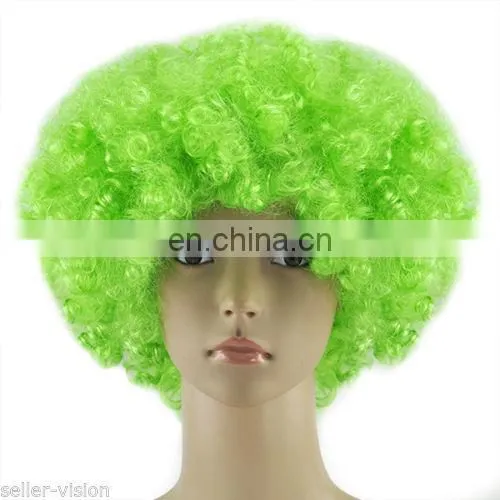 Cheap Colorful Afro Party Wig photo-6