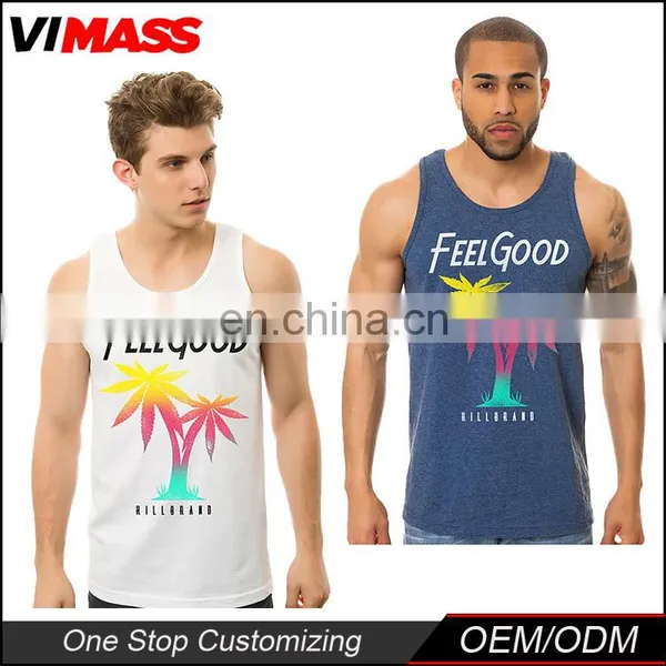 Wholesale Gym Mens Stringer Singlet Custom Tank Top