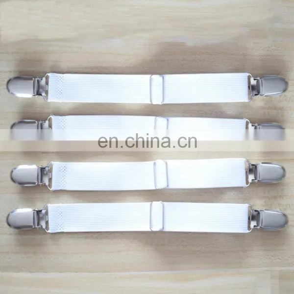 Fashion Hot Sale Set 4 Adjustable Mattress Pad Cover Holders Bed Sheet Cover Straps Holders photo-5