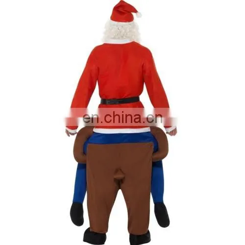 Funny Halloween Carnival Party Piggyback Ride On Reindeer Costume photo-3