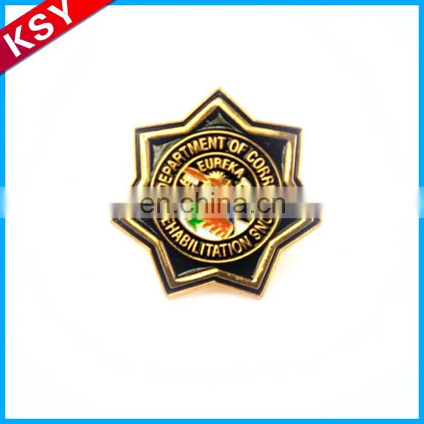 Popular Large Supply Metal Round Funny Jewelry Pins Lapel Badge photo-6