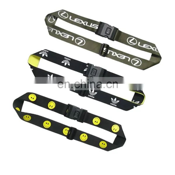 Good Quality Custom Polyester Printing Travel Uggage Belt Strap With Buckle photo-6