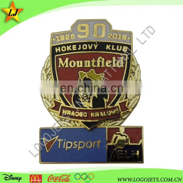 Wholesale Cheap Custom Army Police Sports Running Gold Souvenir Magnetic Military Badge photo-2