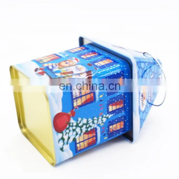 Fancy House Shape Christmas Gift Tin Box ,christmas Gift Packaging Tin Box photo-3