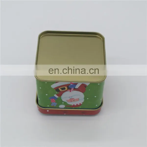 Christmas Festival Small Gift Candy Storage Metal Tin Cans Factory photo-3