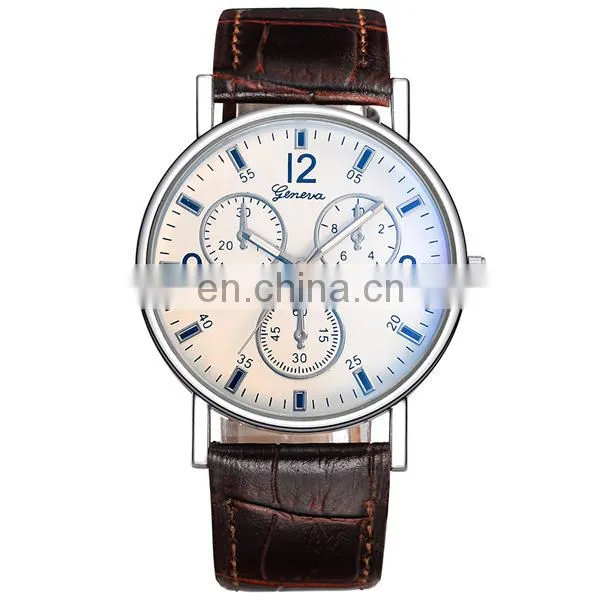 Wholesale Com Leather Watch Sport Watch Watches Men Wrist photo-4