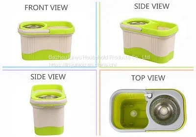 KXY-FT Double Color Spin Mop 360,360 Spin Mop,Deluxe 360 Spin Mop,360 Spin Mop With Folding Bucket Factory